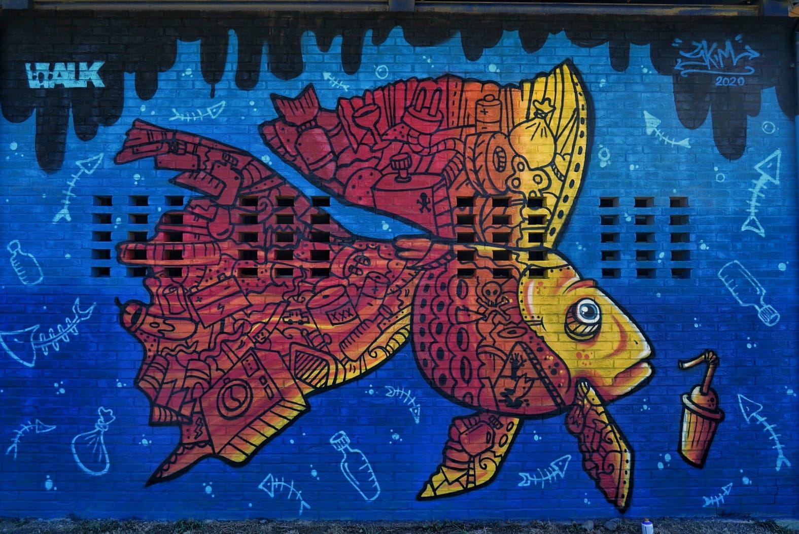 Murale del parco di San Donato (Foto da web Comune di Firenze)