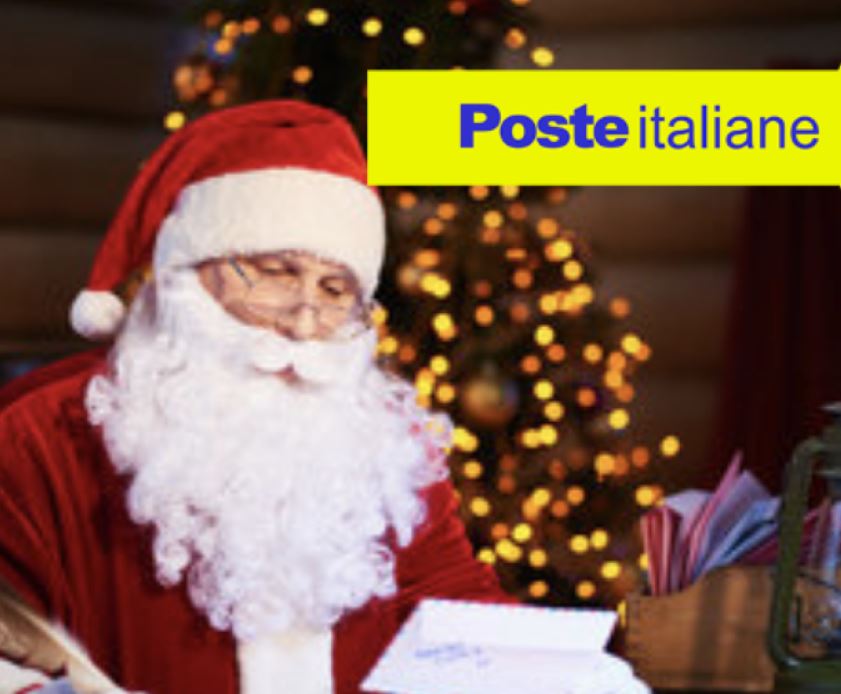 Lettera a Babbo Natale in una campagna di Poste Italiane