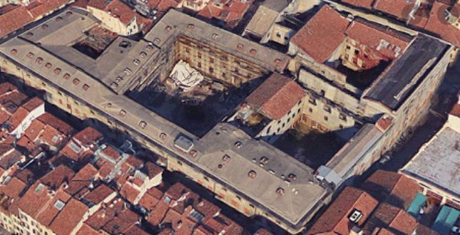 Foto aerea del complesso di Sant'Orsola