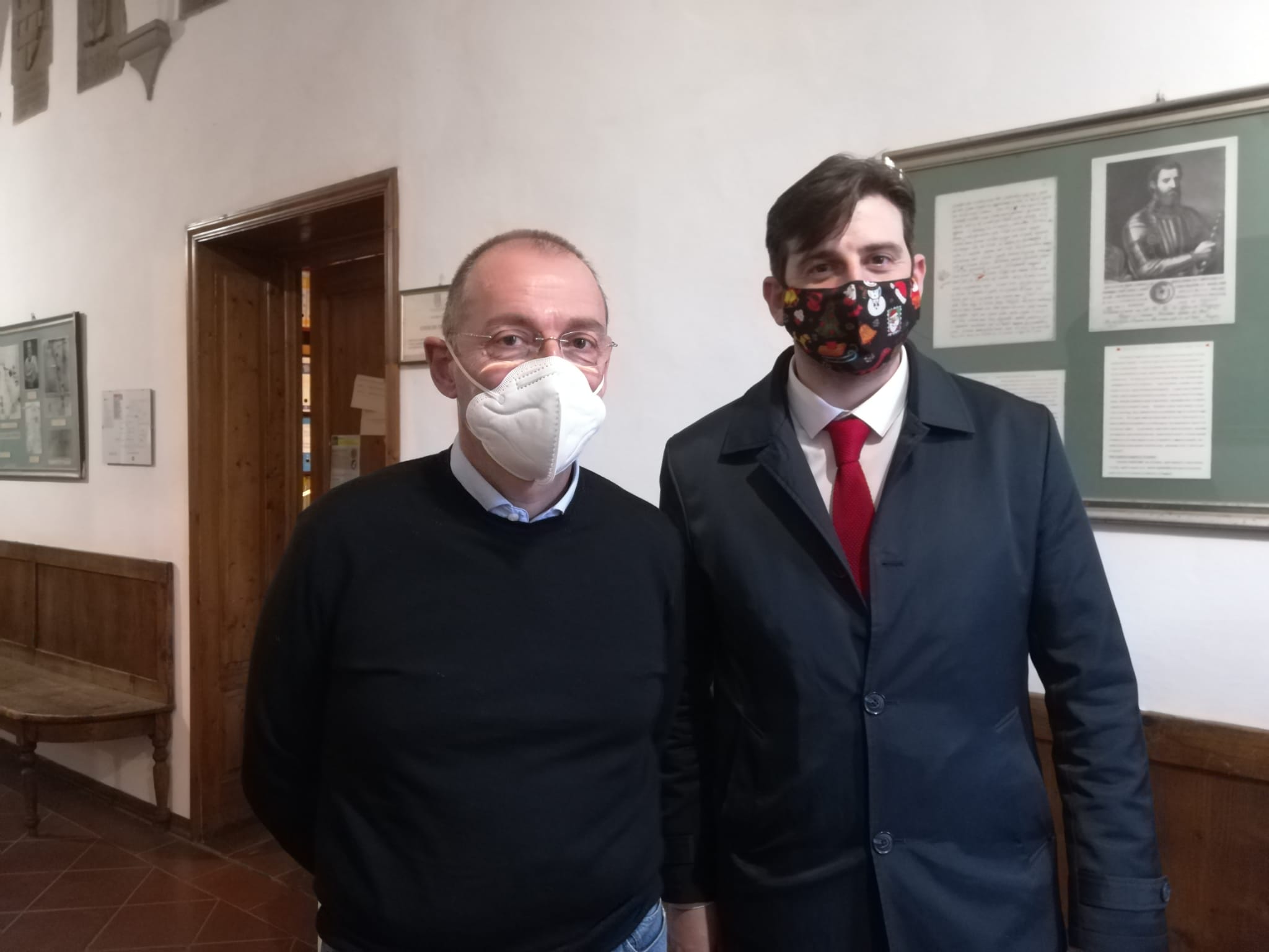 i sindaci Paolo Sottani e Roberto Ciappi