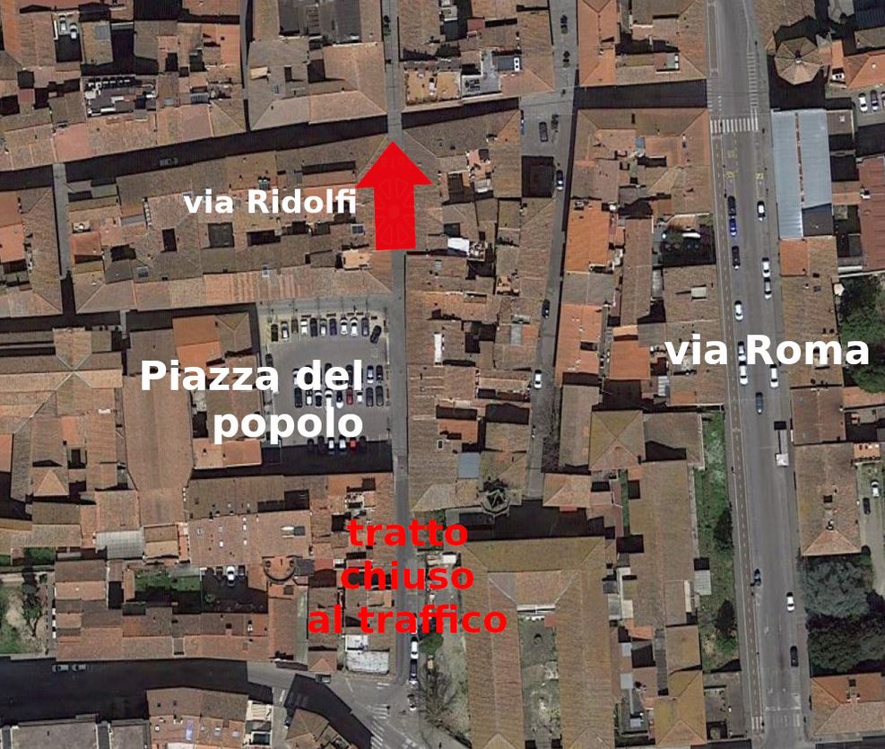 Modifiche alla viabilita' di Piazza del Popolo e Via Ridolfi