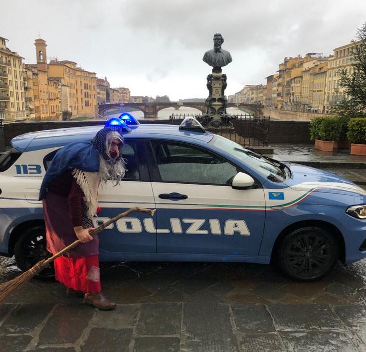 La Befana della Polizia di Stato sul Ponte Vecchio