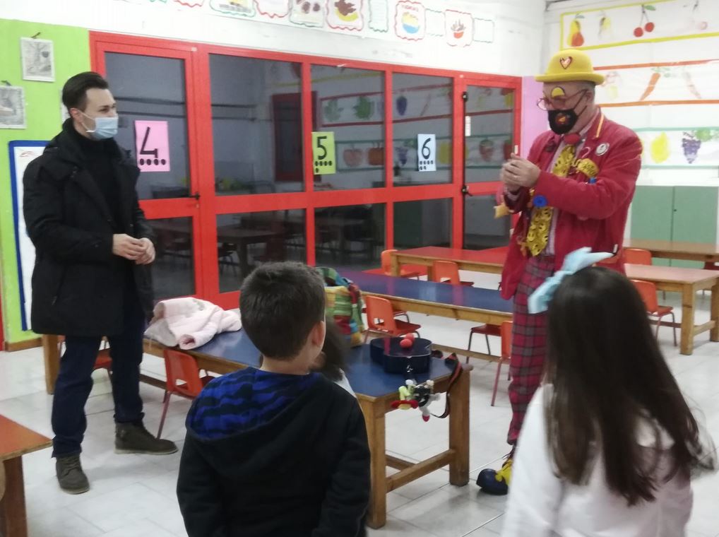 Clown a scuola a Cerbaia