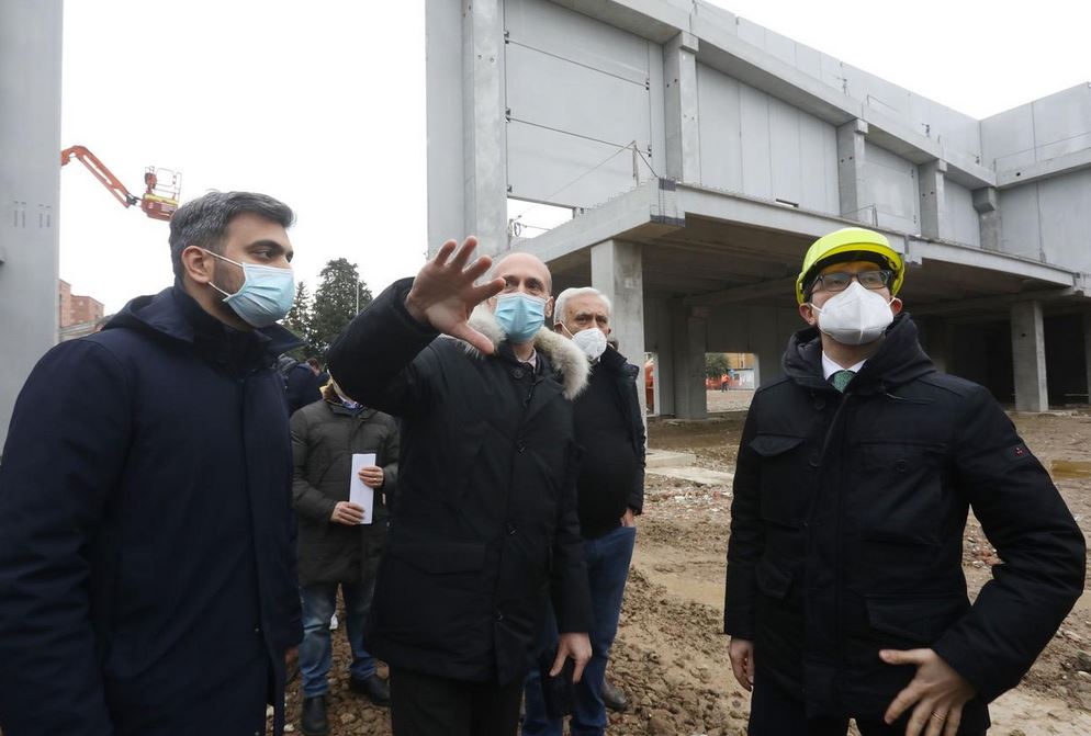 Sopralluogo al cantiere del Palazzo Wanny
