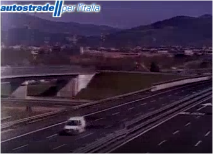 Frame A1 Firenze Nord da webcam sito Autostrade per l'Italia