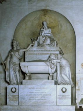 Cenotafio di Dante sul sito dell'Opera di Santa Croce