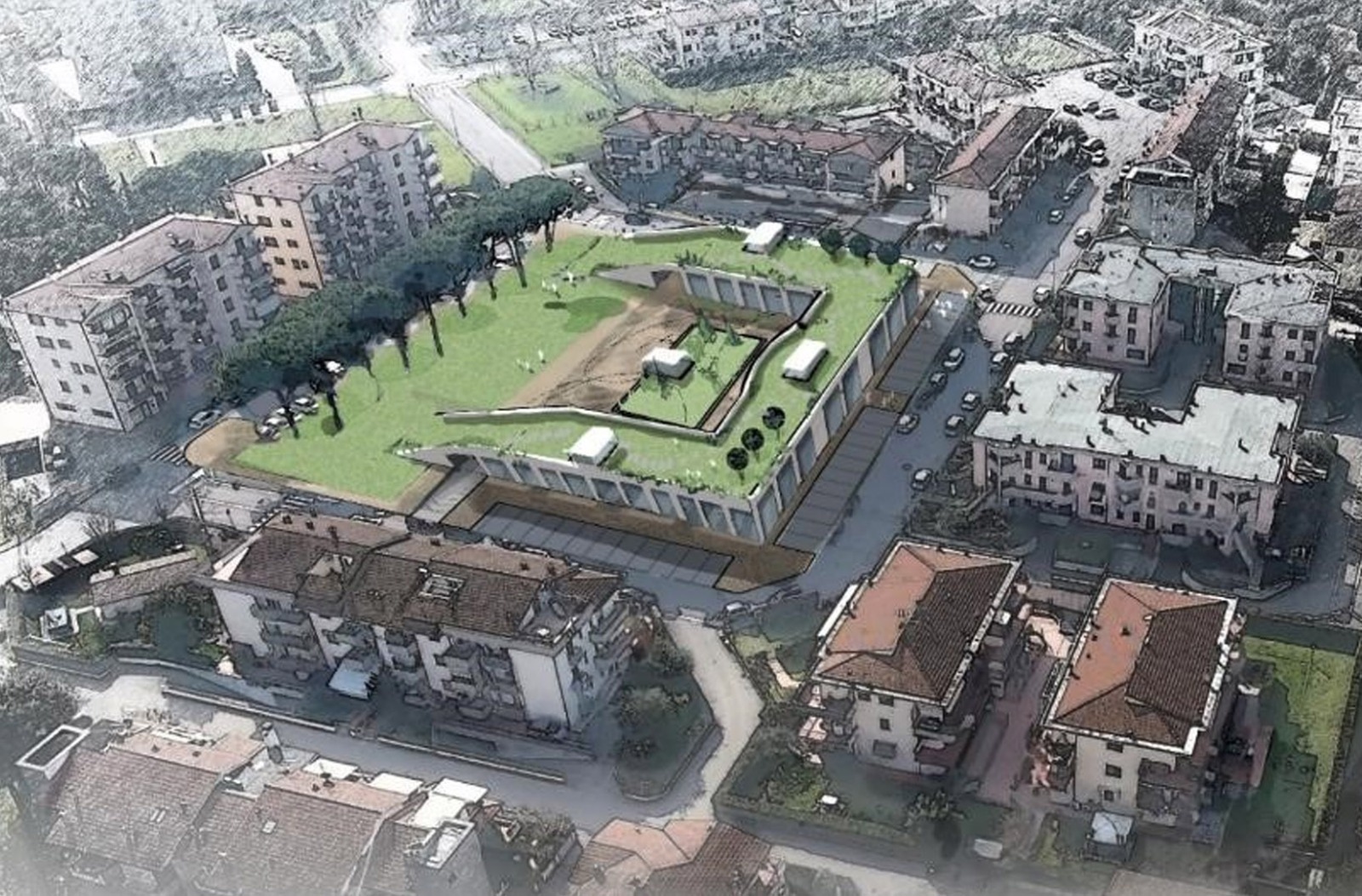 Rendering Ecopark Ponte a Elsa