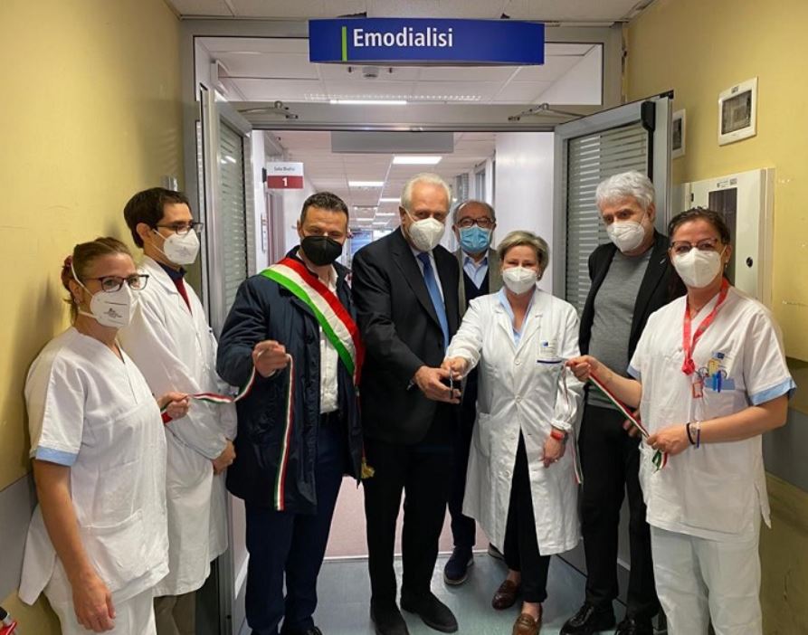 Taglio del nastro emodialisi Ospedale Santa Maria Annunziata