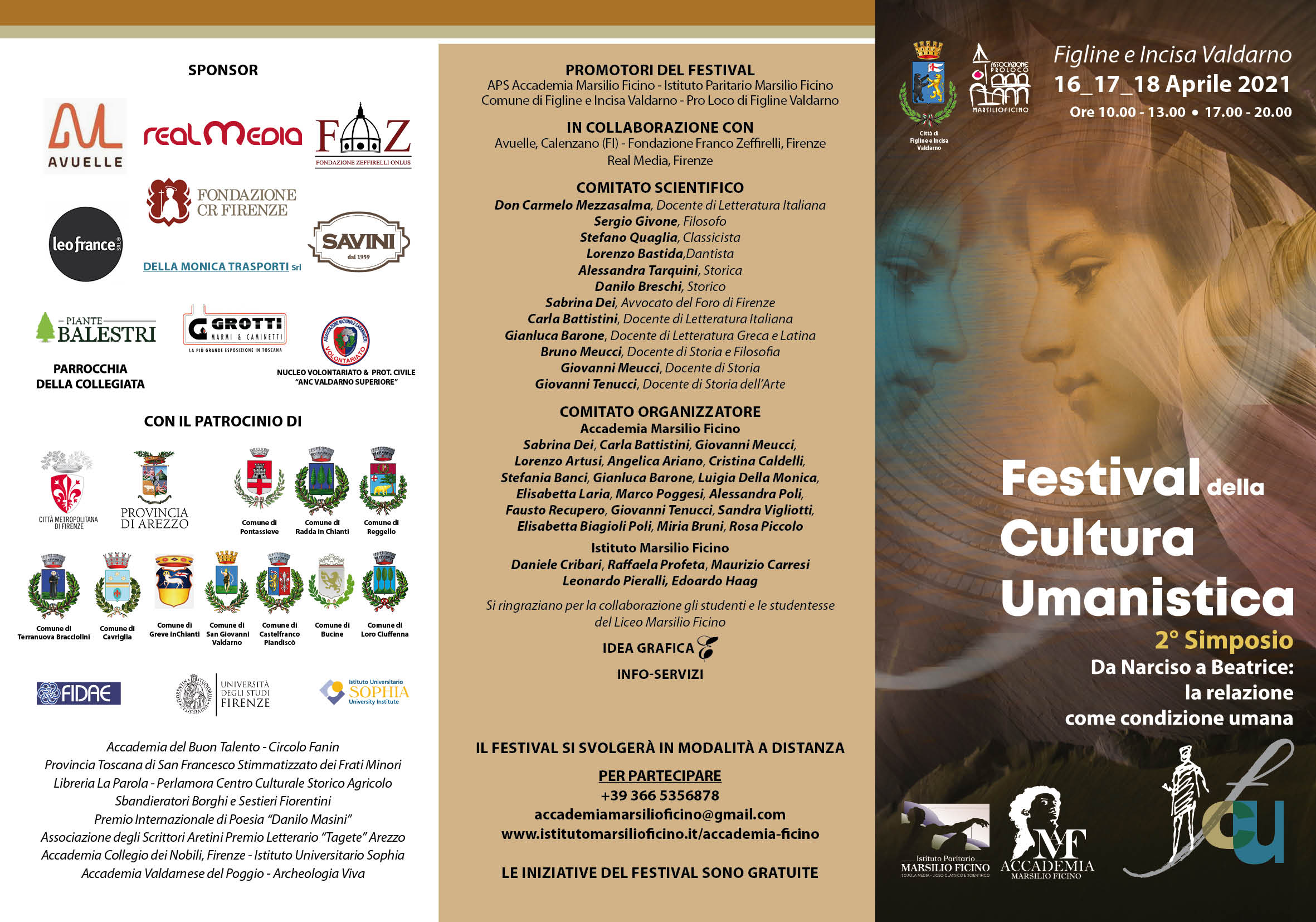 Festival della cultura umanistica, depliant