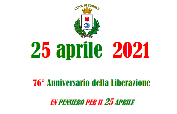 Celebrazione 25 aprile a Fiesole