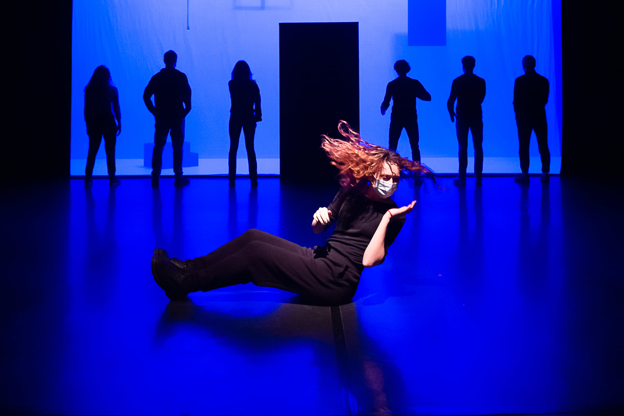 Iinterno esterno - prove (foto Filippo Manzini - Fonte Teatro della Toscana)