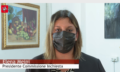 Elena Meini, Presidente Commissione Inchiesta (Frame da video Consiglio della Regione Toscana)