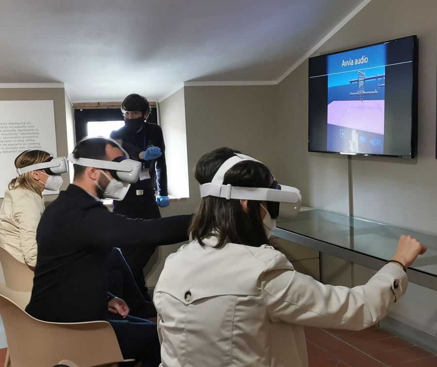 Realta' virtuale al museo leonardiano di Vinci