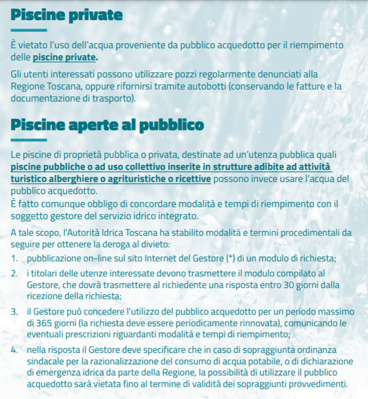 Contro lo sfruttamento dell'acqua