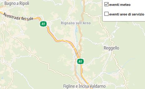 A1 fra Firenze e Figline