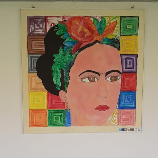 Frida uno dei dipinti per l'allestimento dell'ospedale di Pescia