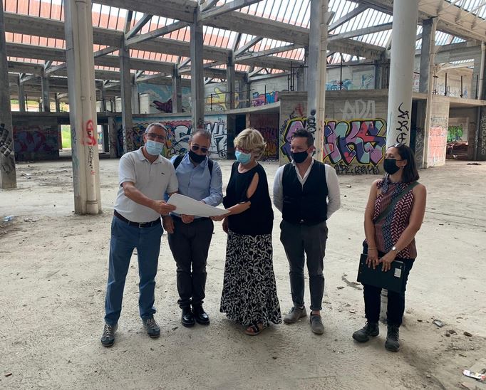 Sopralluogo all'Ex Meccanotessile