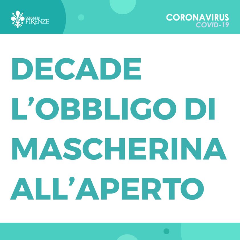 Locandina Covid Maschere (fonte comune Firenze) 