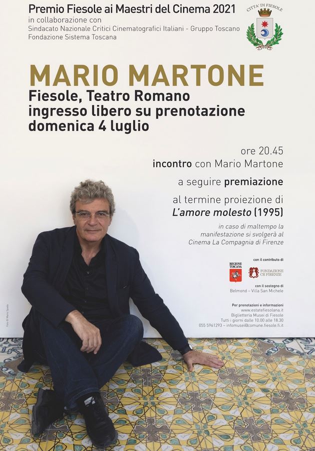 Locandina Premio Fiesole a Mario Martone