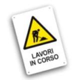 Cartello lavori in corso