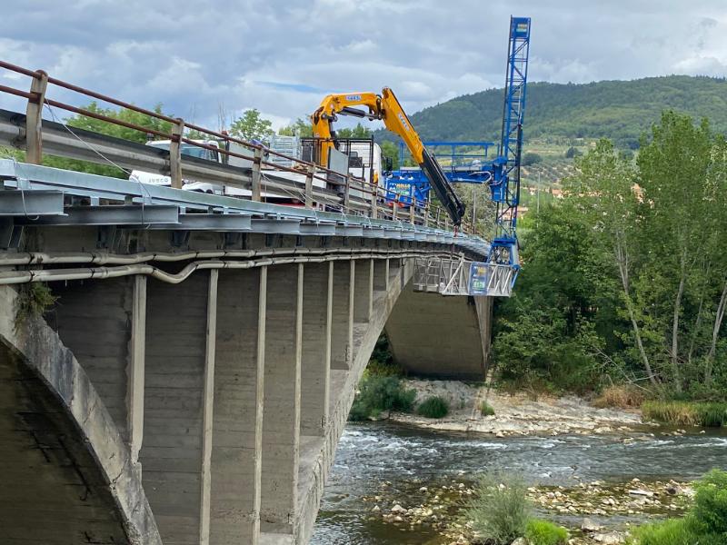 lavori ponte Rosano
