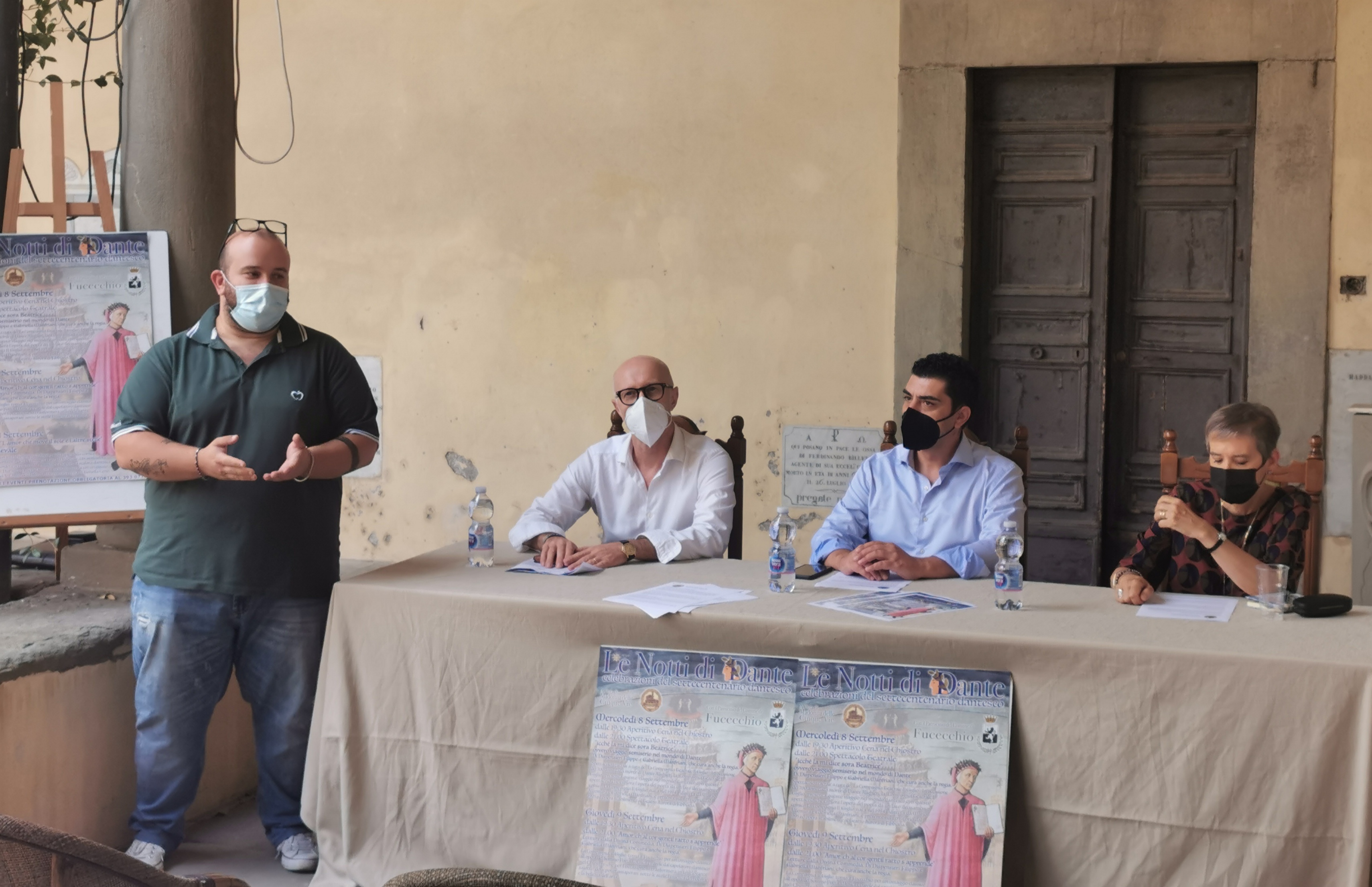 un'immagine della conferenza stampa (Fonte foto Comune di Fucecchio)