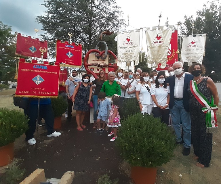 Lsstra a Signa, inaugurazione del Monumento al Donatore