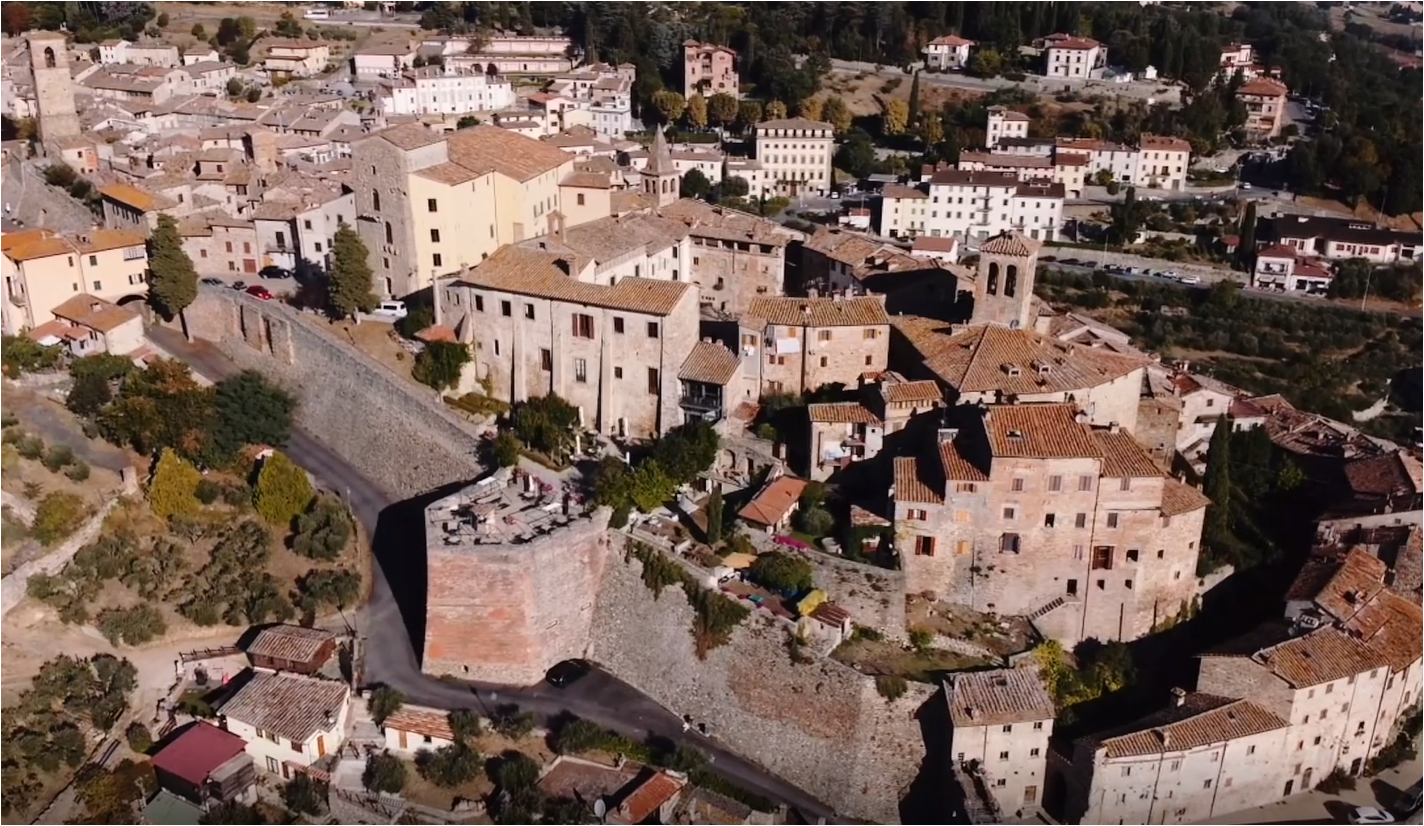 Anghiari, frane da vudeo (Fonte Galleria Uffizi)