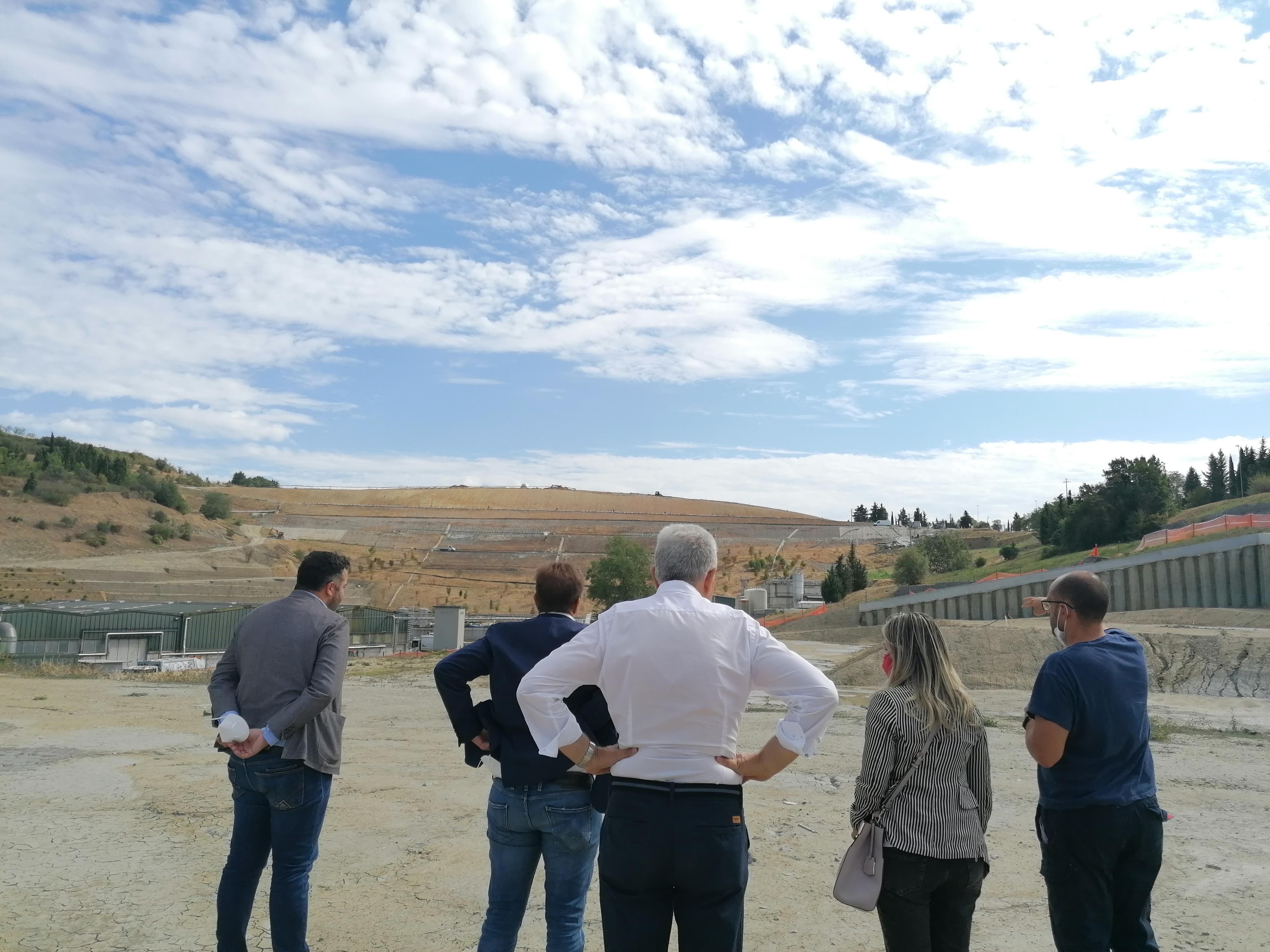 La cantierizzazione di Casa Sartori per il nuovo Biodigestore a Montespertoli (Fonte foto Comune di Montespertoli)