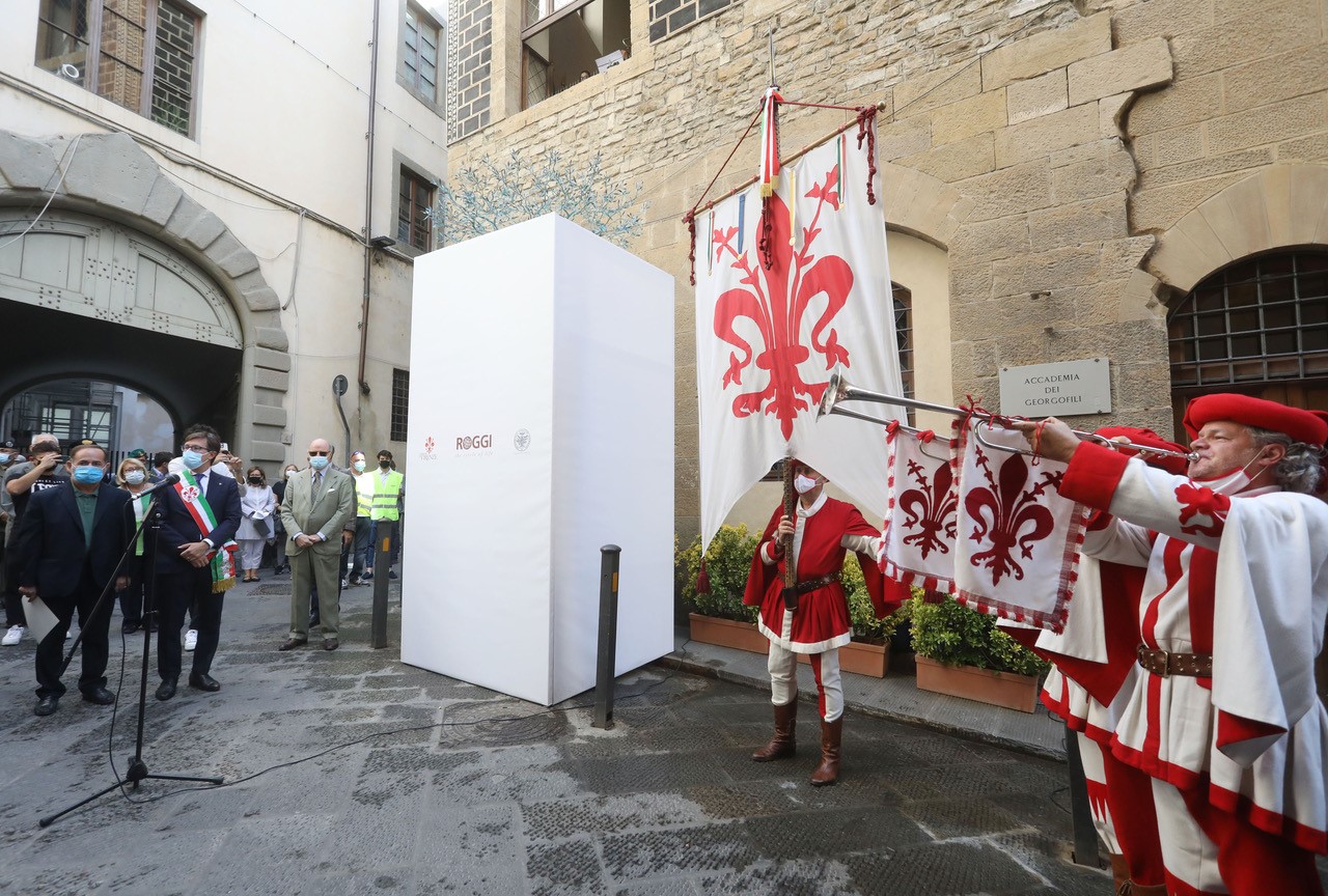 La Cerimonia di inaugurazione (Fonte foto Comune di Firenze)