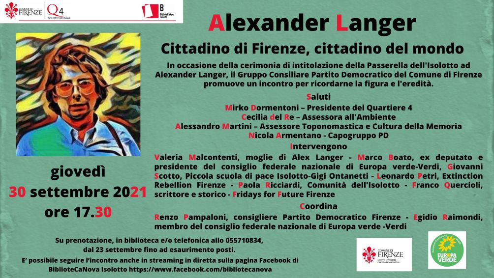 Per ricordare Alexander Langer