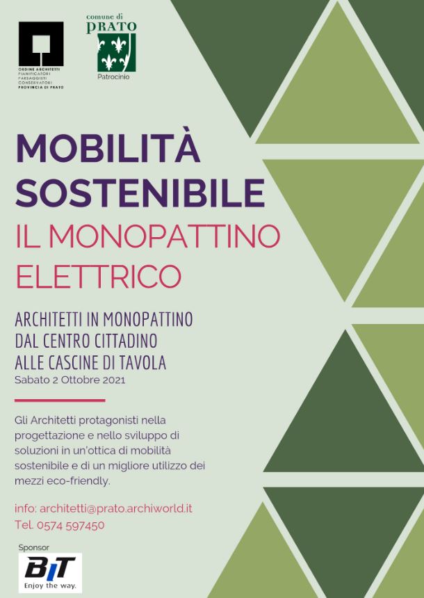 Locandina 'Mobilita' sostenibile – Il Monopattino Elettrico'