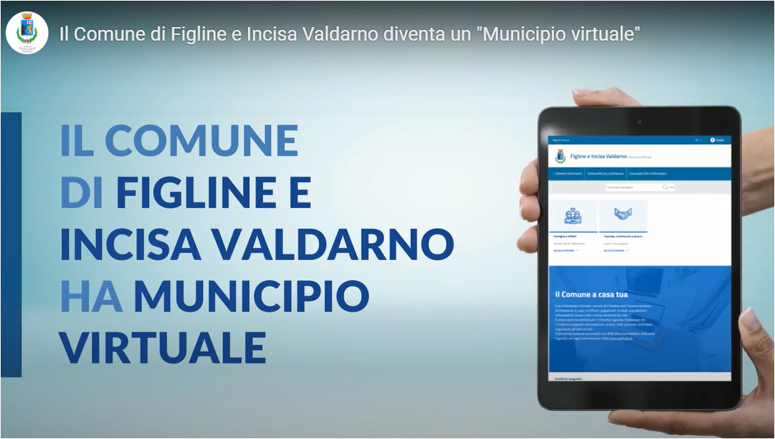 Il comune virtuale (Frame da immagine video Comune di Figline e Incisa Valdarno) 