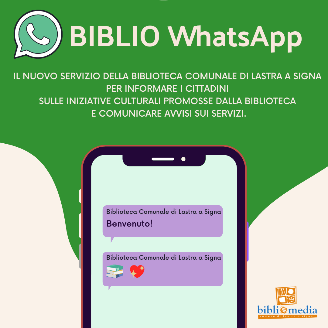 Biblio WhatsApp - Lastra a Signa