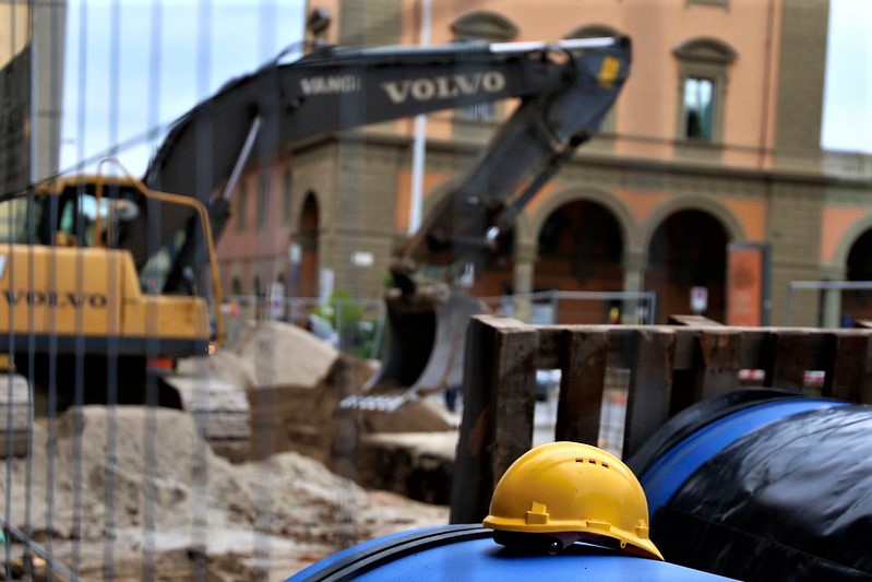 Cantiere di lavoro (foto archivio Antonello Serino)