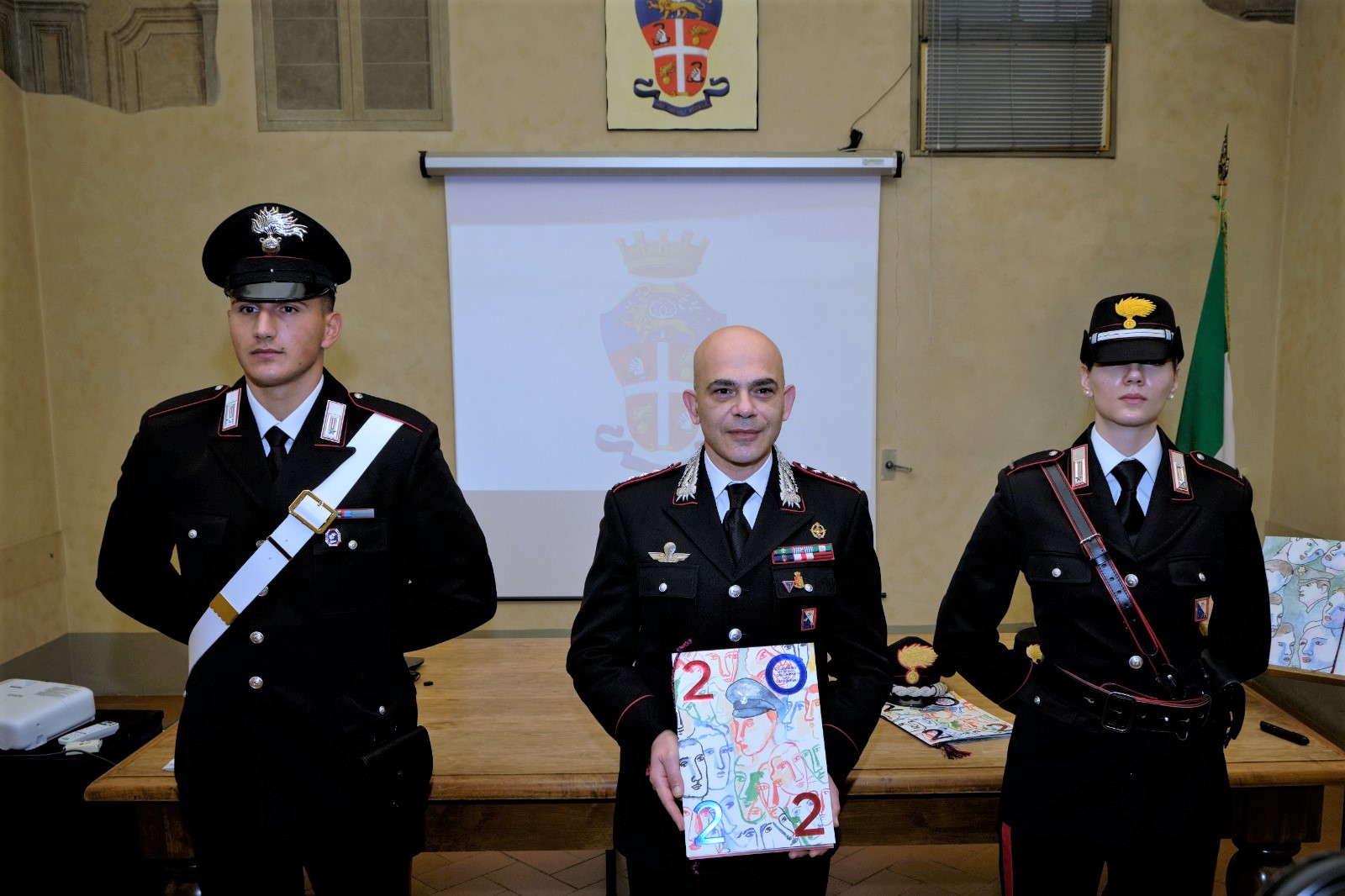 Presentazione del Calendario dei Carabinieri 2022