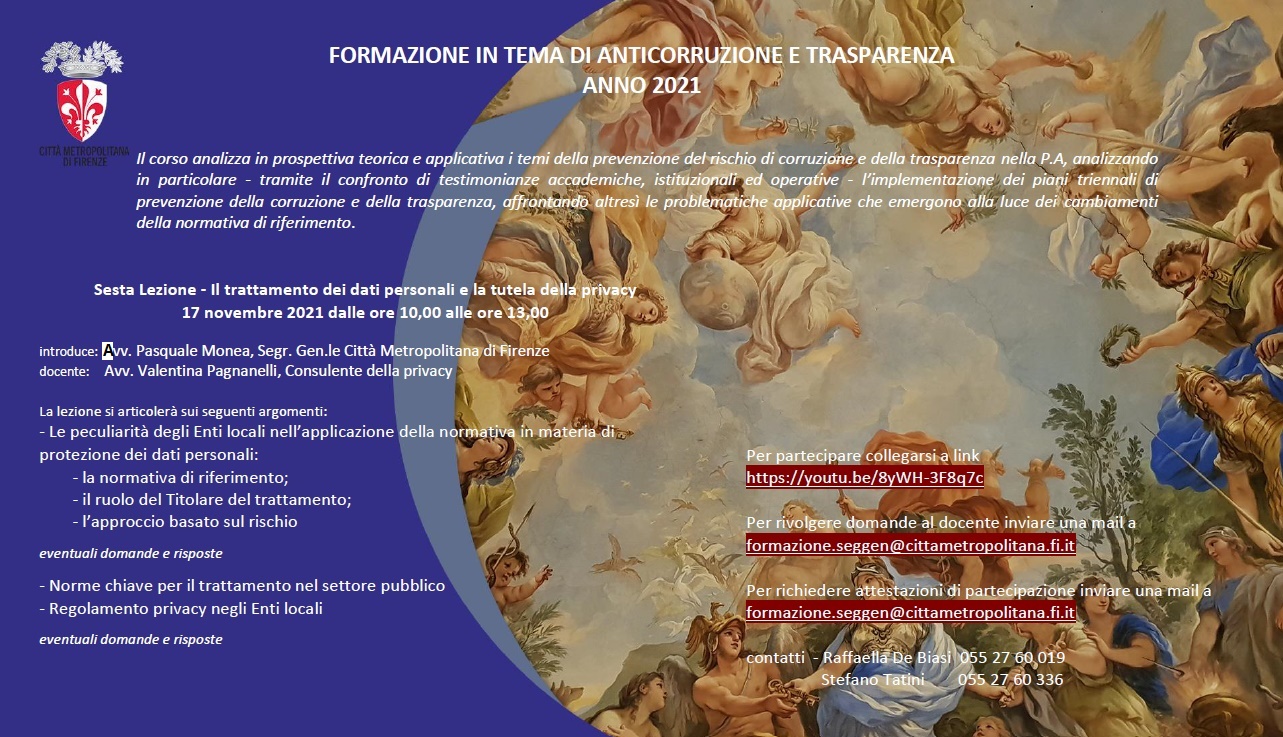 Il webinar del 17 novembre