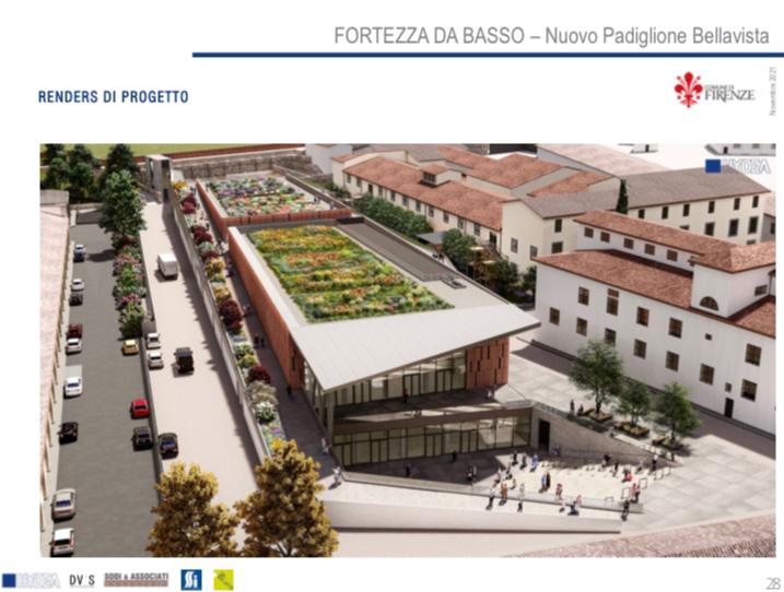 Fortezza da Basso Render Porgetto - fonte Comune di Firenze