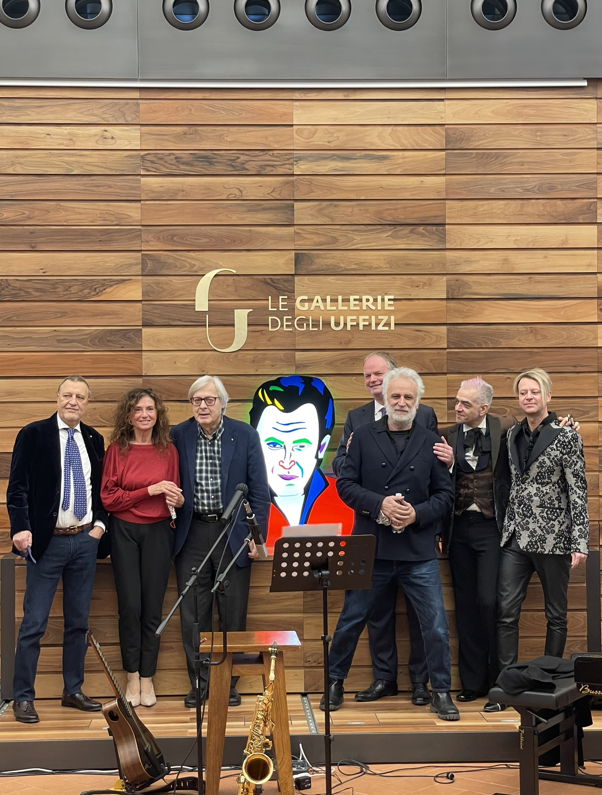 Donazione dell'autoritratto di Marco Lodola