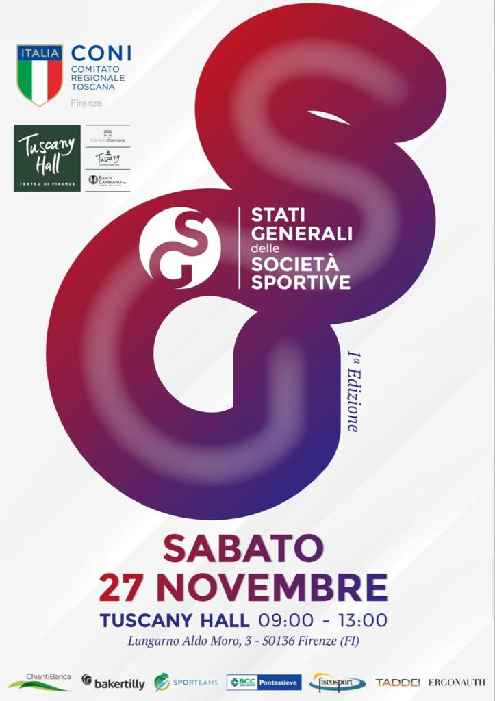 Locandina degli Stati Generali dello Sport