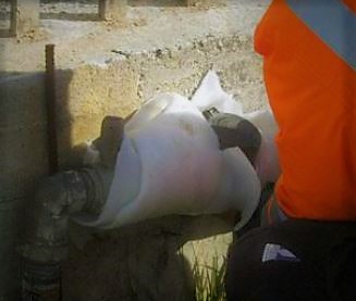 Fasciatura dei contatori dell'acqua