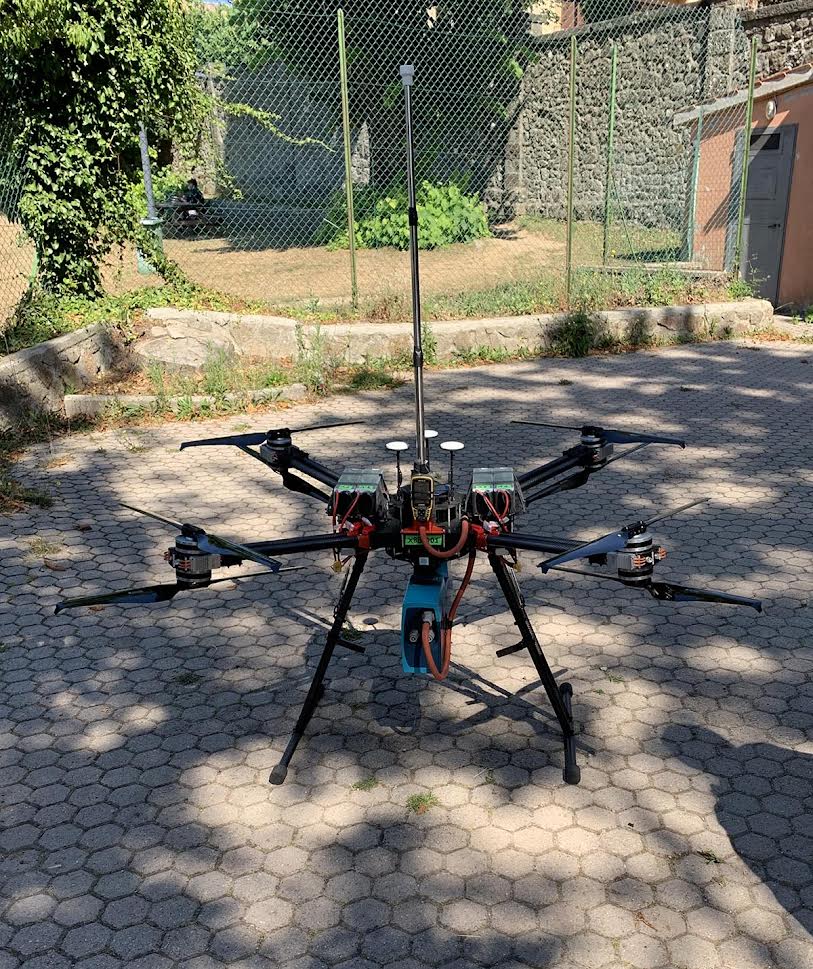 Detector associato al drone