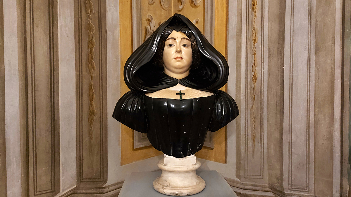 il busto di Vittoria della Rovere, di Giuseppe Antonio Torricelli