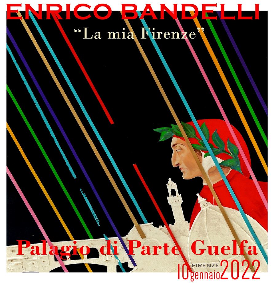 Locandina mostra di Enrico Bandelli 'La mia Firenze'