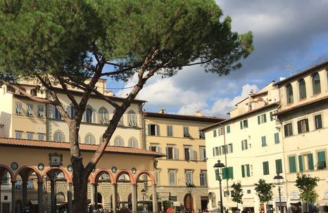 Piazza de Ciompi con via Pietrapiana