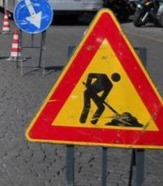Cartello lavori stradali