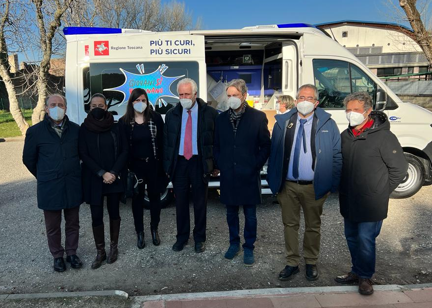 Camper vaccinazioni (fonte foto Regione Toscana)