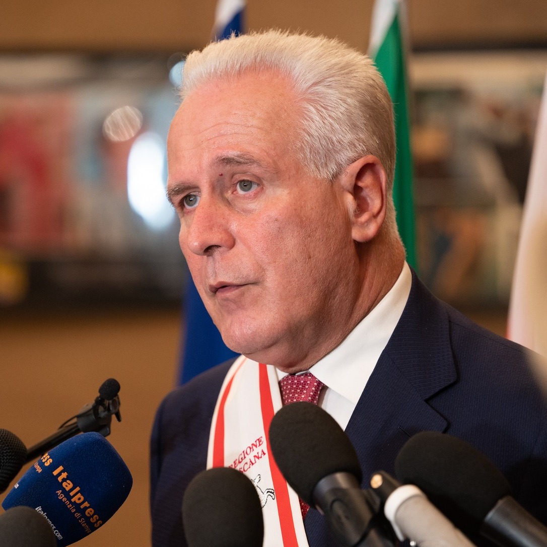 Il presidente della Regione Toscana, Eugenio Giani (Fonte foto Regione Toscana)