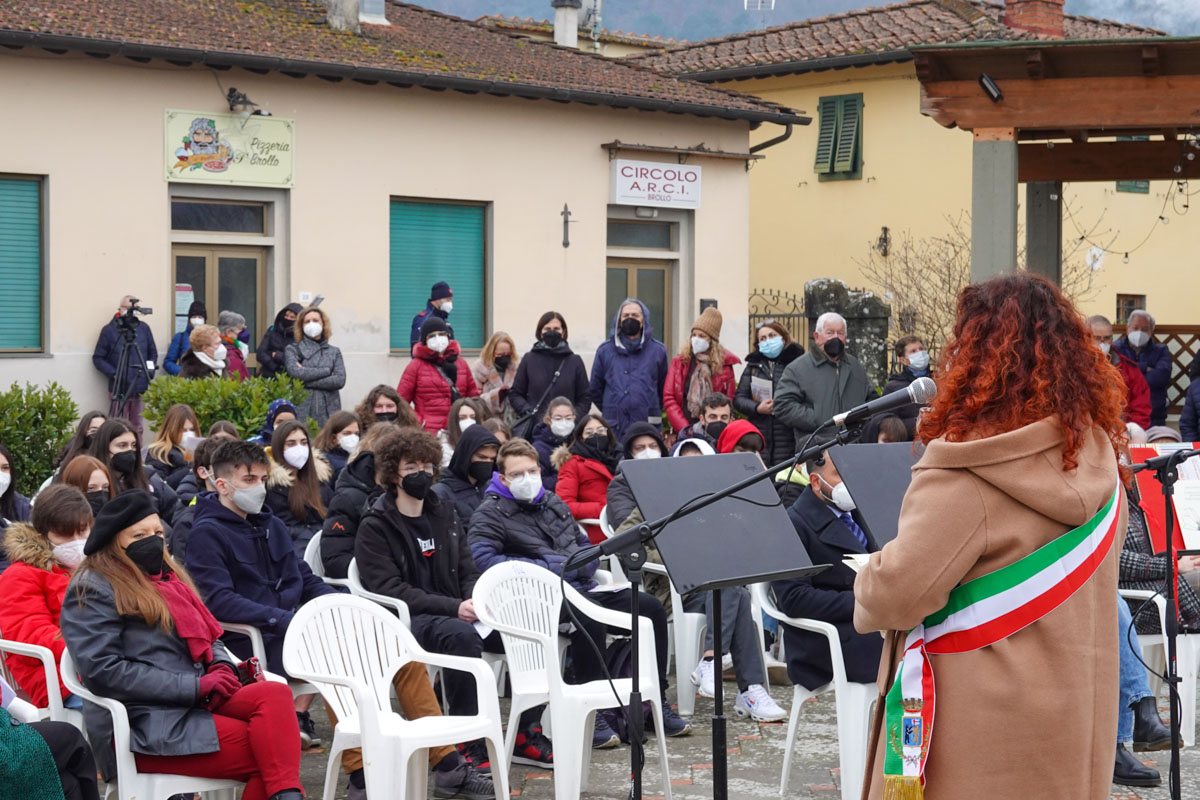 Posate le Pietre d’inciampo al Brollo in ricordo della famiglia Melauri (Fonte foto Comune di Figline e Incisa)
