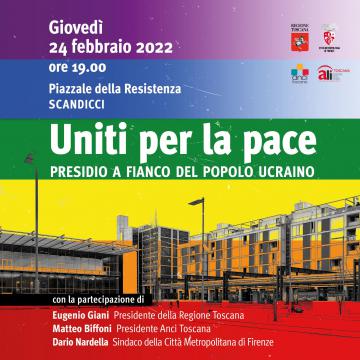 Uniti per la pace, locandina